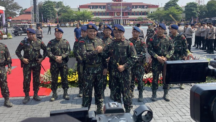 Serah Terima Satya Cakti Yanottama, Irjen Imam Resmi Jabat Dankor Brimob Polri (Devi/detikcom)