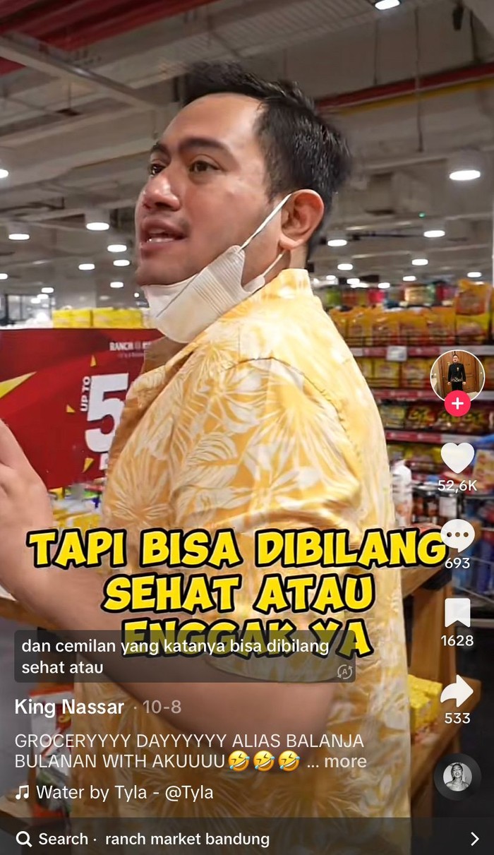 Seru! King Nassar Belanja Bulanan, Pilih Barang Premium di Supermarket