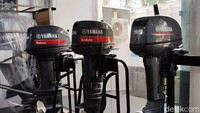 Mesin tempel Yamaha Marine memiliki sistem perputaran mesin 2 tak dan 4 tak. Foto: M Luthfi Andika/detikOto