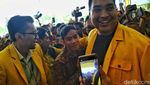 Momen Gibran Tiba di Rapimnas Partai Golkar