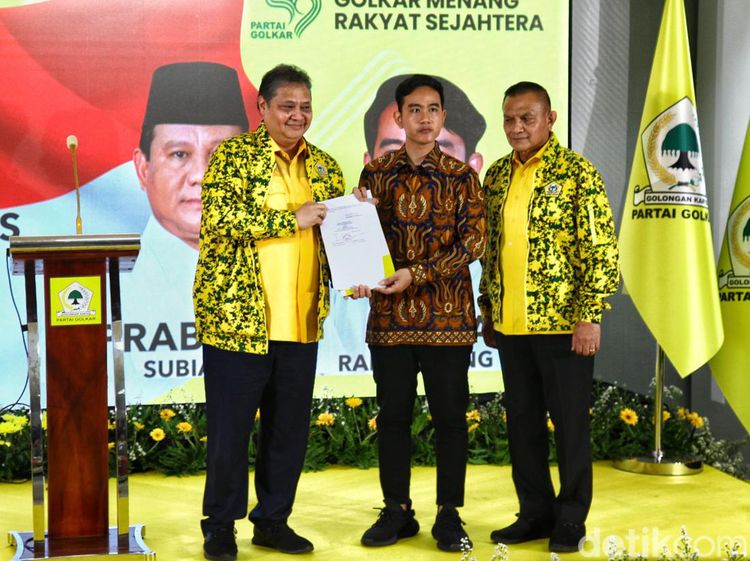 Gibran Terima Surat Rapimnas Golkar yang Memilihnya Jadi Cawapres