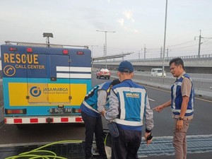 Jasa Marga Ungkap Penyebab 21 Kendaraan Pecah Ban di Tol MBZ