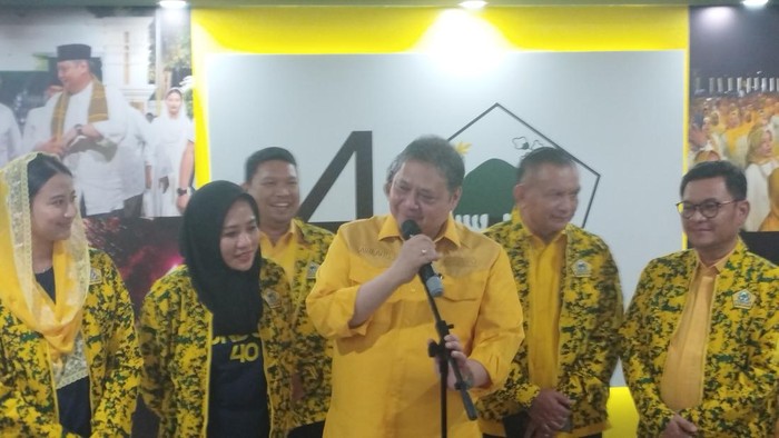 Ketum Golkar Airlangga Hartarto (Brigita/detikcom)