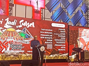 Kirab HUT Sulsel, Bahtiar Impikan Sulawesi Selatan Jadi Pusat Dagang Dunia