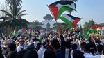 Suara Ribuan Warga Bandung Bela Palestina