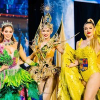 Dalam malam kompetisi National Costume, Ritassya tampak bersinar di antara 68 perserta dari seluruh dunia terlebih gadis 22 tahun tersebut membawakan Kostum Nasional bertema “The Goddess Of The Sun”. Foto: Dok. Miss Grand Indonesia