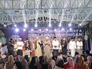 Warga dan Kiai di Jateng Deklarasi Dukung Prabowo Capres 2024