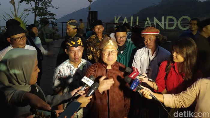 Cawapres Muhaimin Iskandar di Magelang, Minggu (22/10/2023)