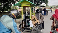 Pedagang di Lubuk Pakam.