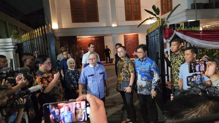 Elite parpol KIM di rumah Prabowo