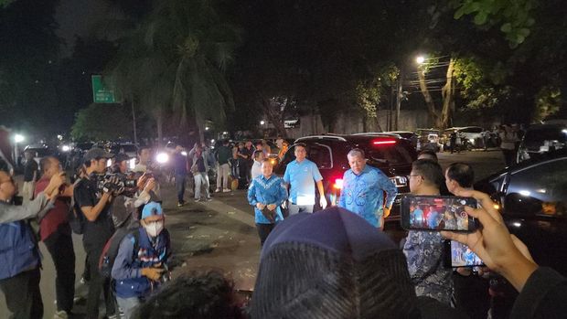 Elite parpol KIM di rumah Prabowo