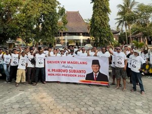 Ingin BBM Murah, Pengemudi VW Borobudur Dukung Prabowo Jadi Presiden