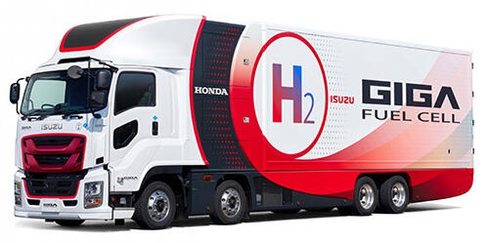 Isuzu dan Honda bakal pamerkan truk berbahan bakar fuel cell di JMS 2023