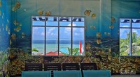 Salah satu bandara di Indonesia dengan view terindah.
