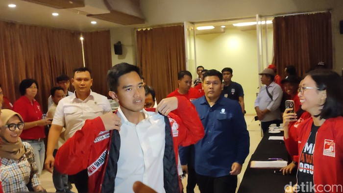 Ketua Umum PSI Kaesang Pangarep di Semarang, Minggu (22/10/2023)