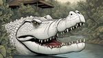 Legenda Buaya Putih Jelmaan Anak Sultan Penunggu Sungai Cirebon