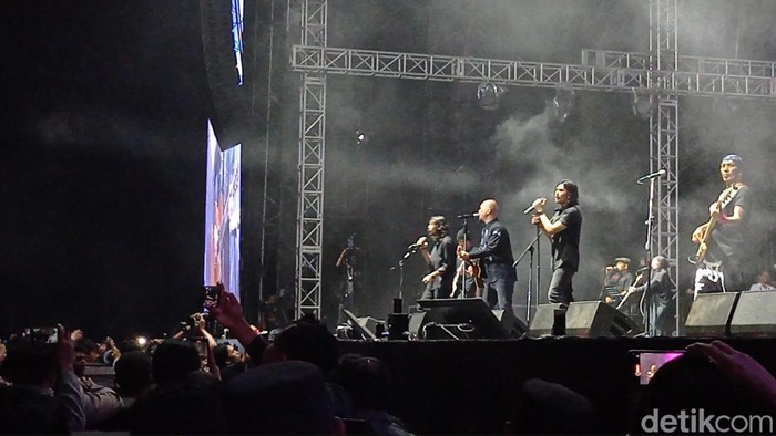 Konser Slimple Fest di Tasikmalaya, Sabtu (21/10/2023) malam.