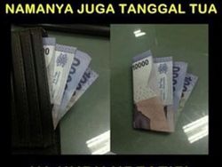 Meme Kocak Nunggu Gajian, Sudah Tanggal Tua Nih!