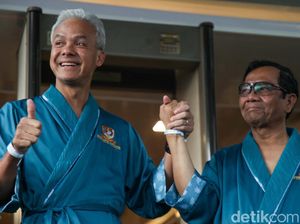 Momen Ganjar-Mahfud Tes Kesehatan Capres-Cawapres di RSPAD