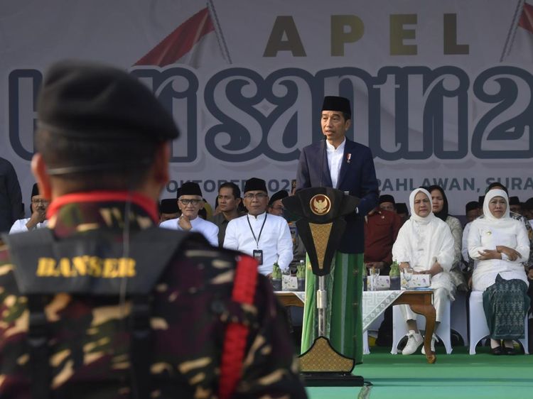 Peringatan Hari Santri Nasional 2023 di Surabaya