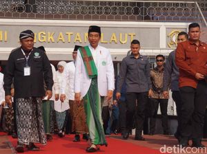 Momen Presiden Jokowi Hadiri Ijazah Kubro dan Pengukuhan Pengurus Pagar Nusa