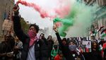 Ribuan Orang Ikuti Aksi Bela Palestina di London