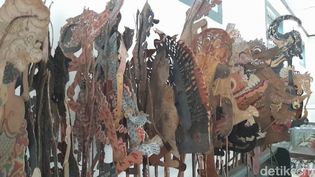 Wayang kulit di Museum Prabu Geusan Ulun, Sumedang.
