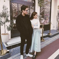 Hubungan Jodie dan Nio pun semakin lengket. Pelantun Aku Memilihmu mengungkap jalinan asmaranya kali ini dengan Antonio sangatlah indah. Foto: Dok. Instagram @brisiajodie96