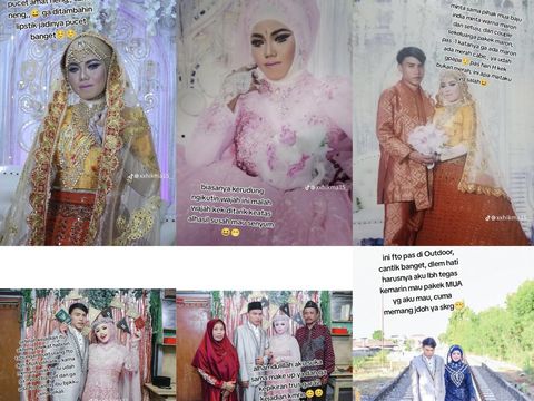 Curhat wanita viral, salah pilih makeup artist (MUA) saat hari pernikahannya. Berujung foto ulang pernikahan dan memilih MUA yang sesuai dengan keinginannya. Curhat wanita viral, salah pilih makeup artist (MUA) saat hari pernikahannya. Berujung foto ulang pernikahan dan memilih MUA yang sesuai dengan keinginannya.