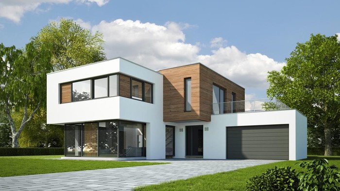 Desain 2 rumah lantai minimalis