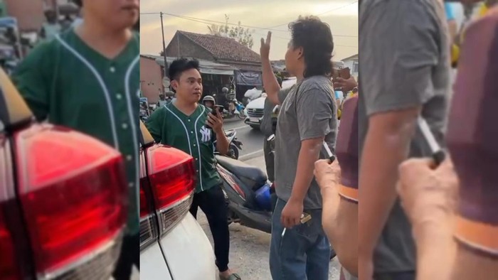 Dodi Kangen Band terlibat cekcok di jalan.