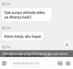 Duh! Driver Ojol Ini Dimaki-maki Pembeli Gegara Harga Sate Kambing