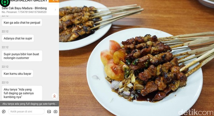 Duh! Driver Ojol Ini Dimaki-maki Pembeli Gegara Harga Sate Kambing