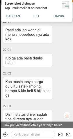Duh! Driver Ojol Ini Dimaki-maki Pembeli Gegara Harga Sate Kambing