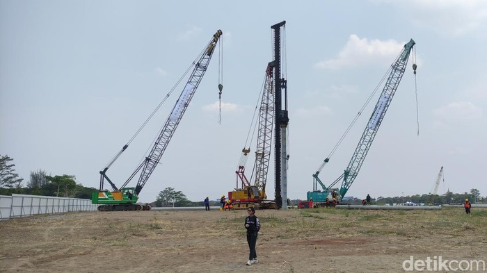 Groundbreaking pembangunan mal baru di kawasan POJ City, Semarang, Senin (23/10/2023).