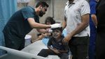 Tangis Anak-anak Korban Serangan Israel di Gaza