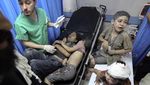 Tangis Anak-anak Korban Serangan Israel di Gaza