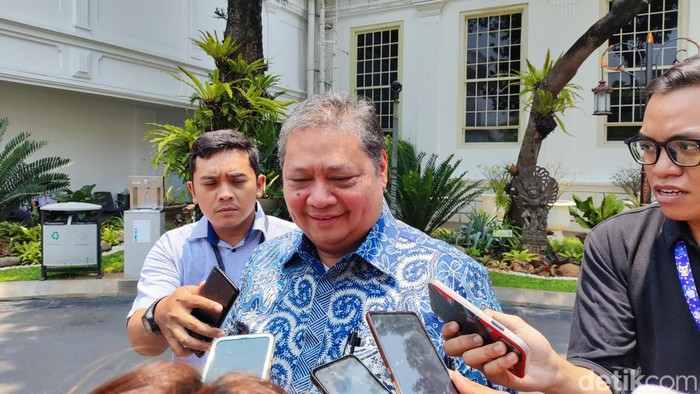 Ketum Golkar Airlangga Hartarto (Marlinda/detikcom)