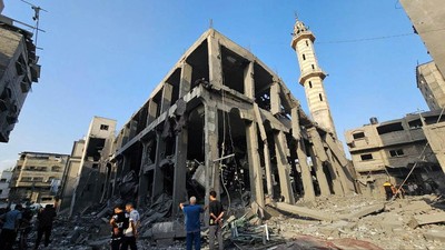 Lagi, Masjid di Gaza Hancur Diserang Israel