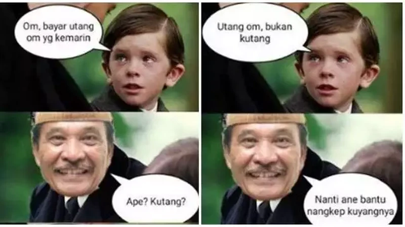 Konon, menagih hutang adalah tugas paling berat di muka bumi. Tetap semangat dan perkuat batin buat kamu yang sedang nagih hutang!