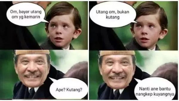 Meme Sulitnya Nagih Utang, Drama Banget Deh!