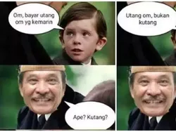 Meme Sulitnya Nagih Utang, Drama Banget Deh!