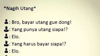 Padahal pas minjem mulutnya manis banget. Foto:  Instagram/humor.babe