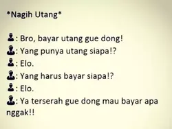 Meme Sulitnya Nagih Utang, Drama Banget Deh!