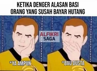 Konon, menagih hutang adalah tugas paling berat di muka bumi. Tetap semangat dan perkuat batin buat kamu yang sedang nagih hutang!