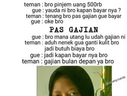Meme Sulitnya Nagih Utang, Drama Banget Deh!