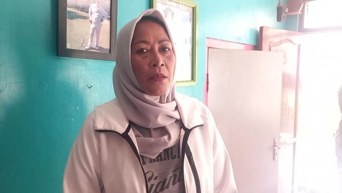 Mimin Mintarsih istri muda Yosep yang telah ditetapkan menjadi tersangka pembunuhan Tuti-Amel di Subang.