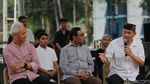 Momen Ganjar-Mahfud Temui Tokoh Kebudayaan di Blok M