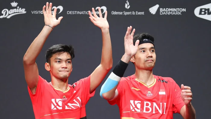 Muhammad Shohibul Fikri/Bagas Maulana di final Denmark Open 2023