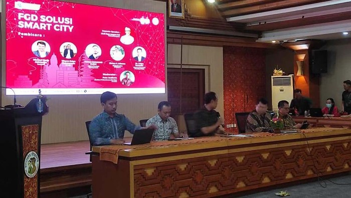 Peruri dilibatkan dalam gelaran Focus Group Discussion di Denpasar, Bali. Peruri dukung Denpasar mewujudkan konsep Smart City.